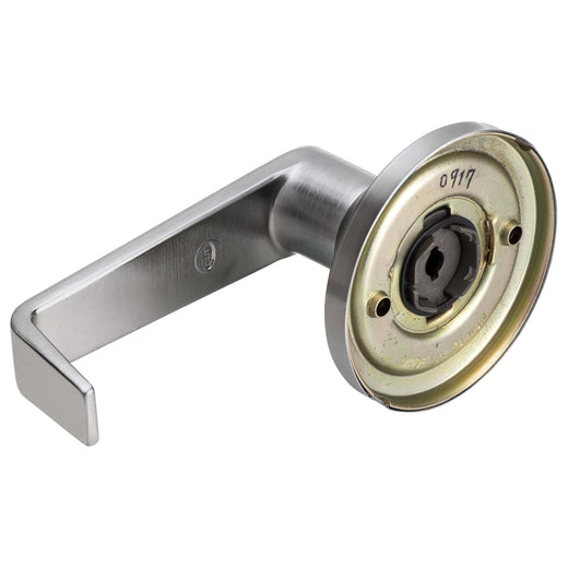 Image Of Door Lever Inactive / Dummy Function Atlas Collection - Satin Chrome Finish - Harney Hardware