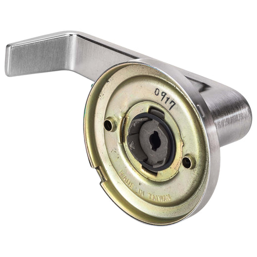 Image Of Door Lever Inactive / Dummy Function Atlas Collection - Satin Chrome Finish - Harney Hardware