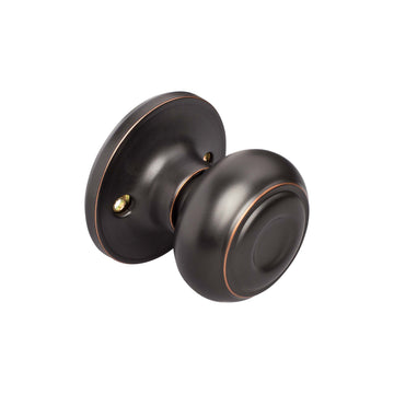 Image Of Door Knob Inactive / Dummy Function Callista Collection - Venetian Bronze Finish - Harney Hardware