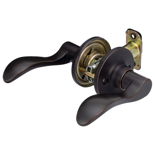 Image Of Door Lever Set Closet / Hall / Passage Function Dakota Collection - Venetian Bronze Finish - Harney Hardware