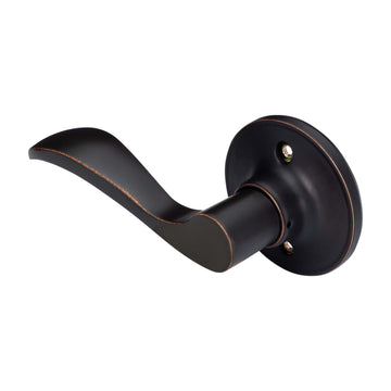 Image Of Door Lever Inactive / Dummy Function Dakota Collection - Venetian Bronze Finish - Harney Hardware