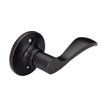 Image Of Door Lever Inactive / Dummy Function Dakota Collection - Venetian Bronze Finish - Harney Hardware