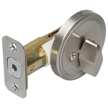 Image Of Single Sided Keyless Deadbolt - Satin Nickel Finish - Harney Hardware
