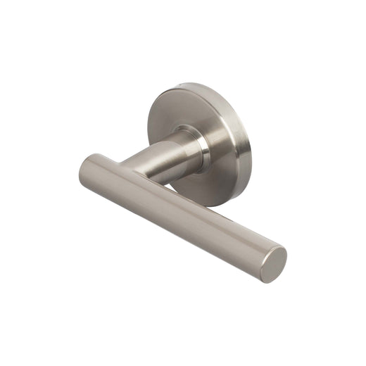 Image Of Door Lever Inactive / Dummy Function Contemporary Style Riley Collection - Satin Nickel Finish - Harney Hardware