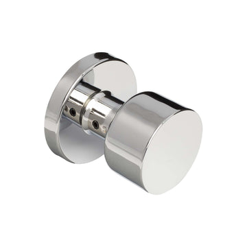Image Of Door Knob Inactive / Dummy Function Contemporary Style Brooklyn Collection - Chrome Finish - Harney Hardware