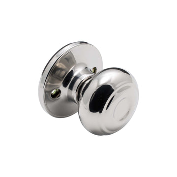 Image Of Door Knob Inactive / Dummy Function Callista Collection - Chrome Finish - Harney Hardware