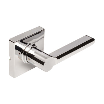 Image Of Door Lever Inactive / Dummy Function Contemporary Style Harper Collection - Chrome Finish - Harney Hardware