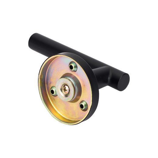 Image Of Door Lever Inactive / Dummy Function Contemporary Style Riley Collection - Matte Black Finish - Harney Hardware