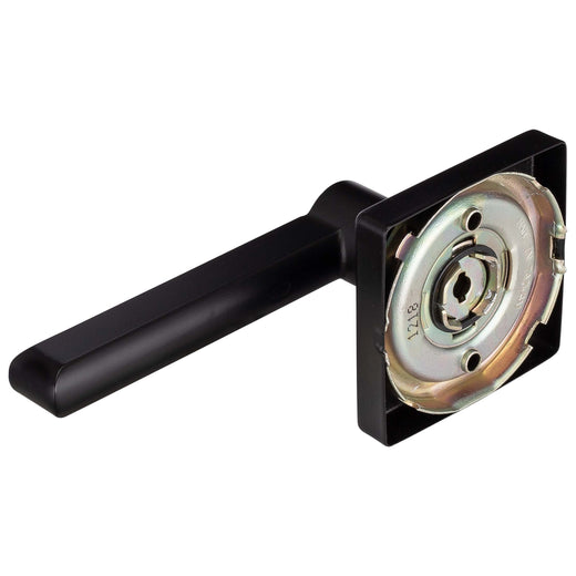 Image Of Door Lever Inactive / Dummy Function Contemporary Style Harper Collection - Matte Black Finish - Harney Hardware
