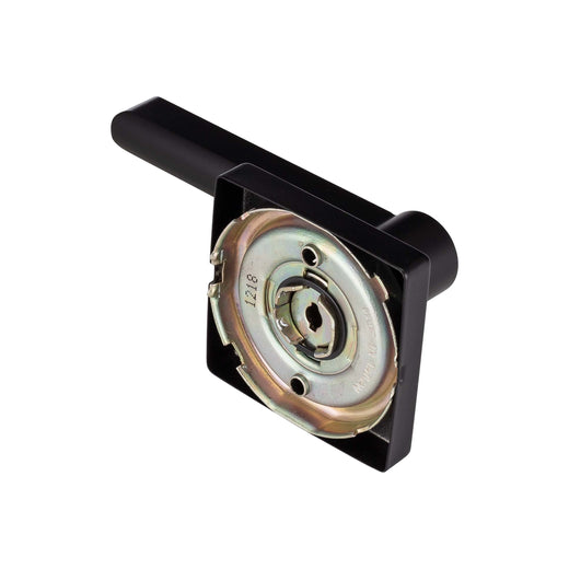 Image Of Door Lever Inactive / Dummy Function Contemporary Style Harper Collection - Matte Black Finish - Harney Hardware