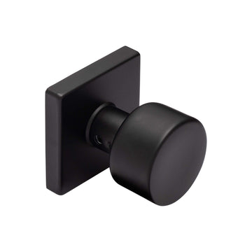 Image Of Door Knob Inactive / Dummy Function Contemporary Style Oaklyn Collection - Matte Black Finish - Harney Hardware