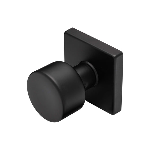 Image Of Door Knob Inactive / Dummy Function Contemporary Style Oaklyn Collection - Matte Black Finish - Harney Hardware