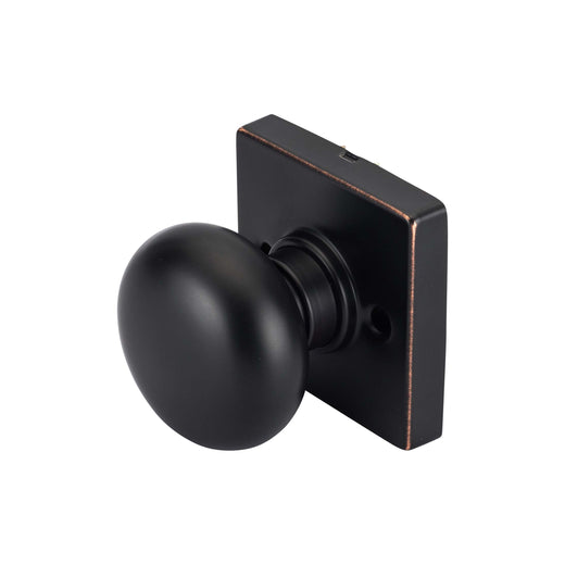 Image Of Door Knob Inactive / Dummy Function Contemporary Style Kendall Collection - Venetian Bronze Finish - Harney Hardware