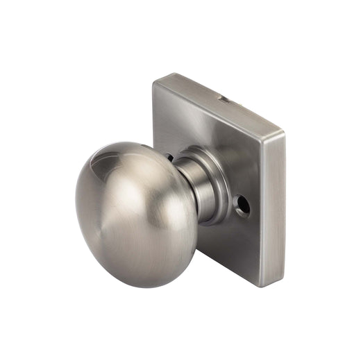 Image Of Door Knob Inactive / Dummy Function Contemporary Style Kendall Collection - Satin Nickel Finish - Harney Hardware
