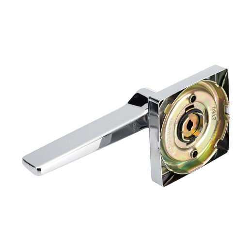 Image Of Door Lever Inactive / Dummy Function Contemporary Style Palm Collection - Chrome Finish - Harney Hardware