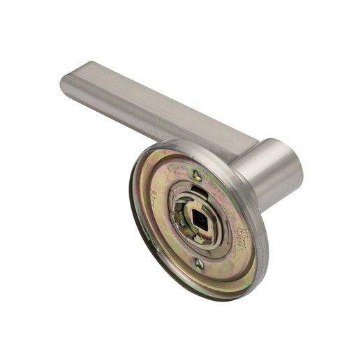 Image Of Door Lever Inactive / Dummy Function Contemporary Style Fallon Collection - Satin Nickel Finish - Harney Hardware