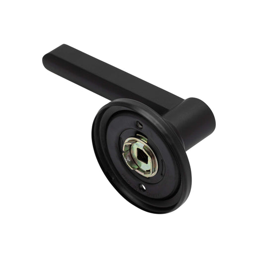 Image Of Door Lever Inactive / Dummy Function Contemporary Style Fallon Collection - Matte Black Finish - Harney Hardware