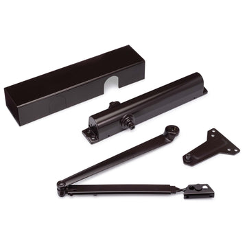 Image Of Commercial Door Closer -  UL Fire Rated -  ANSI 1 -  ADA Compliant -  SP 1-6 - Bronze Finish - Harney Hardware