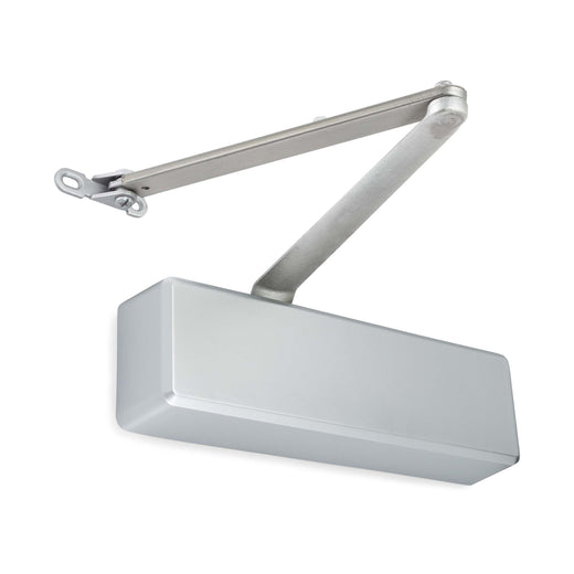 Image Of Commercial Door Closer -  UL Fire Rated -  ANSI 1 -  ADA Compliant -  SP 1-6 - Aluminum Finish - Harney Hardware