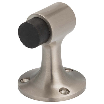 Image Of Floor Stop -  3 In. High - Satin Nickel Finish - Harney Hardware