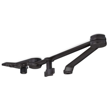 Image Of Door Closer Hold Open Arm With Cush N Stop - Bronze Finish - Harney Hardware