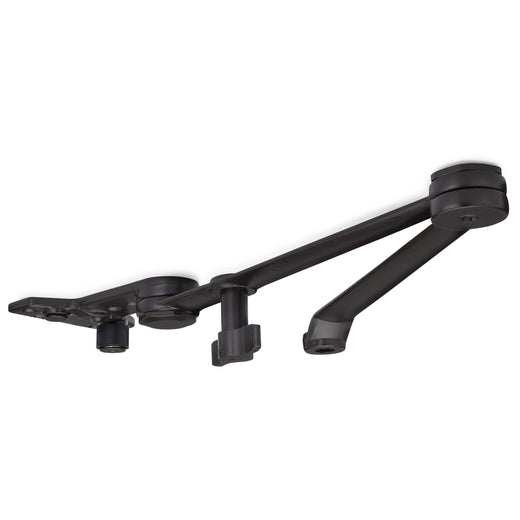 Image Of Door Closer Hold Open Arm With Cush N Stop - Bronze Finish - Harney Hardware