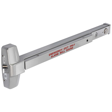 Image Of Alarmed Panic Exit Device -  UL Panic Rated -  ANSI 1 -  32 In. Wide - Powder Coated Aluminum Finish - Harney Hardware