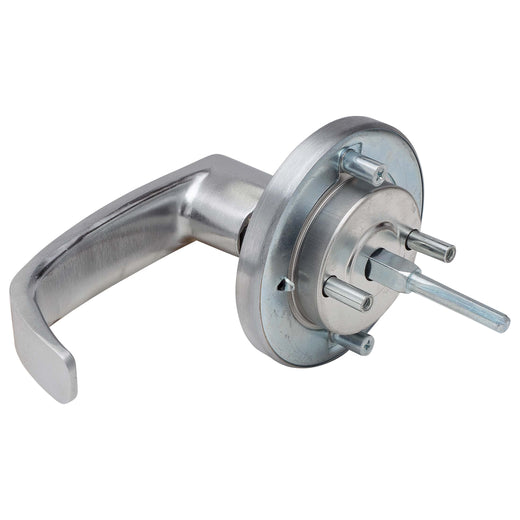 Image Of Panic Exit Device Classroom / Keyed Function Lever Trim - Satin Chrome Finish - Harney Hardware