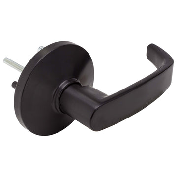 Image Of Panic Exit Device Passage / Hallway Function Lever Trim - Bronze Finish - Harney Hardware