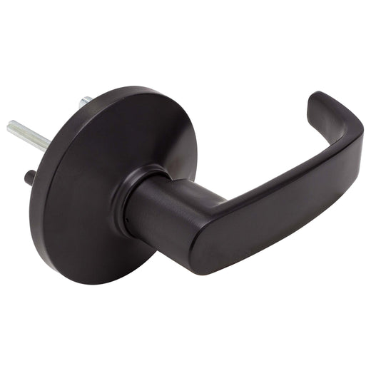 Image Of Panic Exit Device Passage / Hallway Function Lever Trim - Bronze Finish - Harney Hardware