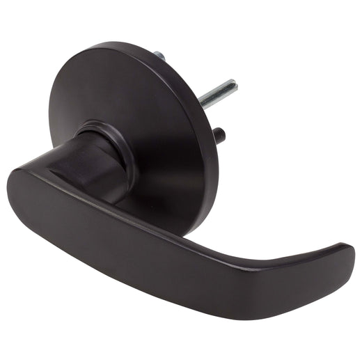 Image Of Panic Exit Device Passage / Hallway Function Lever Trim - Bronze Finish - Harney Hardware