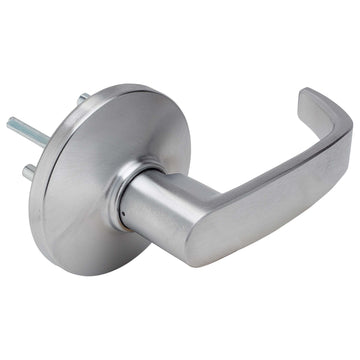 Image Of Panic Exit Device Passage / Hallway Function Lever Trim - Satin Chrome Finish - Harney Hardware