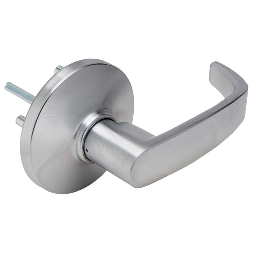 Image Of Panic Exit Device Passage / Hallway Function Lever Trim - Satin Chrome Finish - Harney Hardware