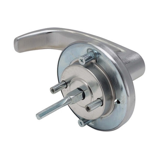 Image Of Panic Exit Device Passage / Hallway Function Lever Trim - Satin Chrome Finish - Harney Hardware