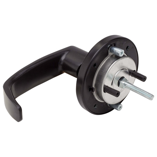Image Of Panic Exit Device Storeroom / Keyed Function Lever Trim - Bronze Finish - Harney Hardware