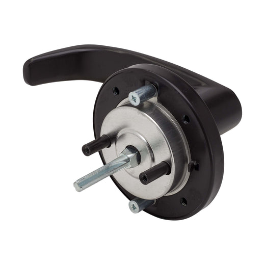 Image Of Panic Exit Device Storeroom / Keyed Function Lever Trim - Bronze Finish - Harney Hardware