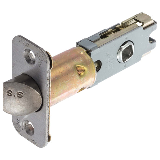 Residential Privacy / Passage Latch, UL Fire Rated, Adjustable 2 3/8 In. To 2 3/4 In.