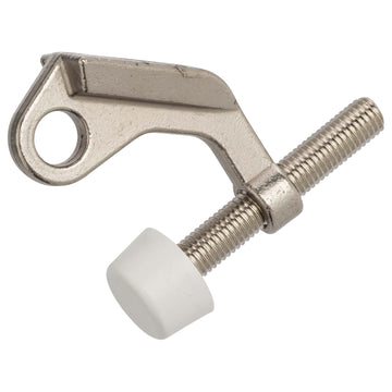 Image Of Hinge Pin Stop - Satin Nickel Finish - Harney Hardware