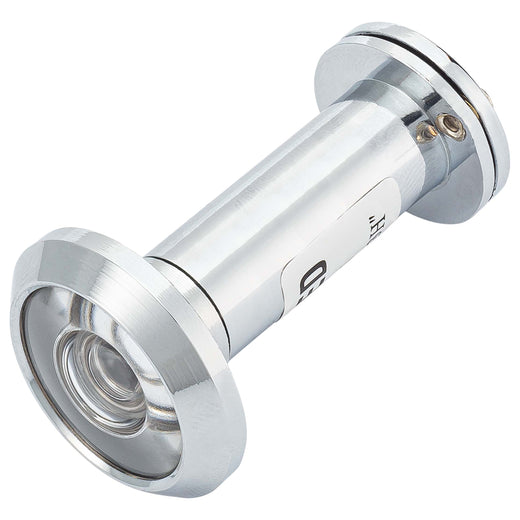 Image Of Door Peephole Viewer -  With 1/2 In. Bore 180 Degree UL Fire Rated Viewer - Chrome Finish - Harney Hardware