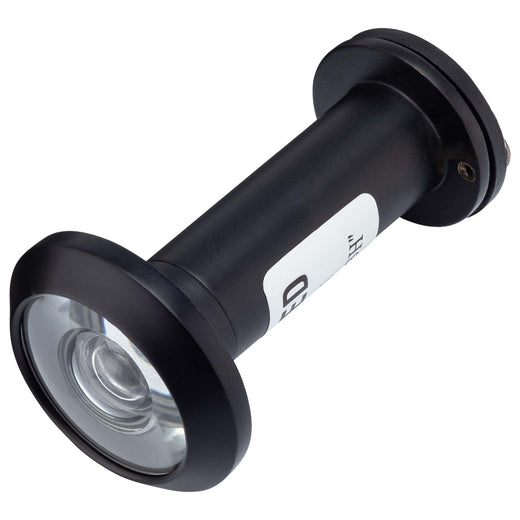Image Of Door Peephole Viewer -  With 1/2 In. Bore 180 Degree UL Fire Rated Viewer - Matte Black Finish - Harney Hardware