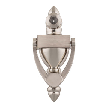 Image Of Door Knocker Viewer -  4 In. With 1/2 In. Bore 160 Degree Viewer - Satin Nickel Finish - Harney Hardware