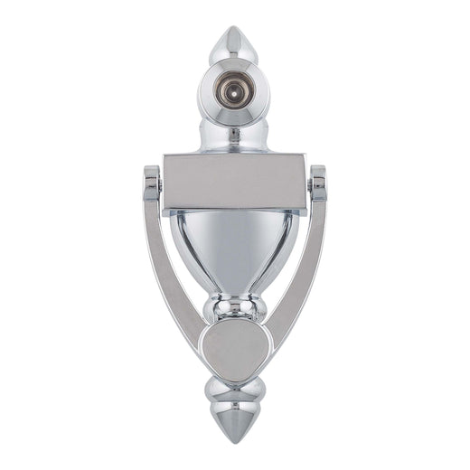 Image Of Door Knocker Viewer -  4 In. With 1/2 In. Bore 160 Degree Viewer - Chrome Finish - Harney Hardware