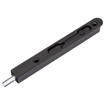 Image Of Flush Bolt -  7 In. X 3/4 In. - Matte Black Finish - Harney Hardware