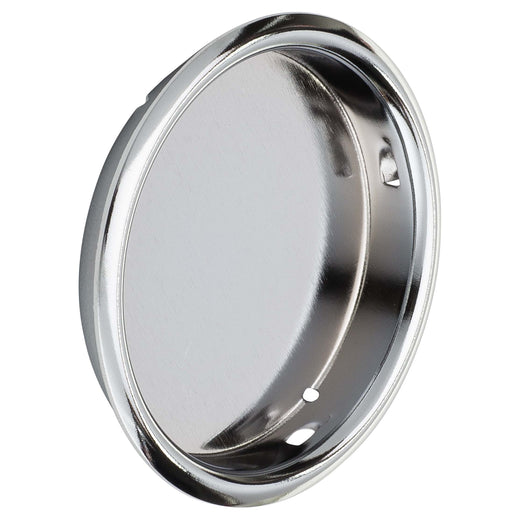Image Of Round Flush Pull -  2 1/8 In. Diameter - Chrome Finish - Harney Hardware
