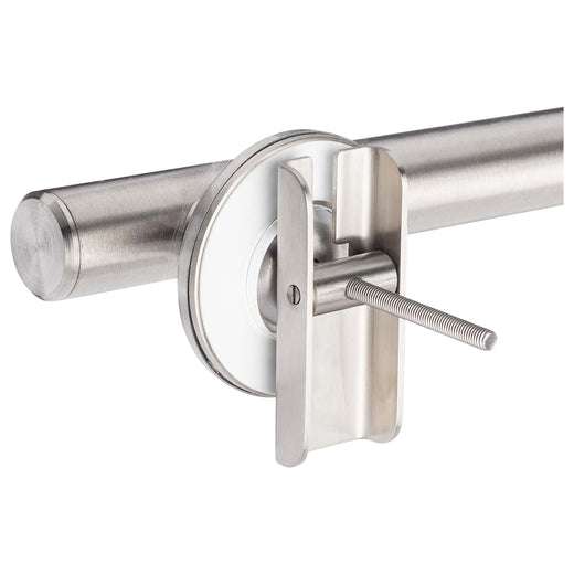 Image Of Bathroom Grab Bar Mounting Brackets -  Pair Packed - Satin Stainless Steel  Finish - Harney Hardware