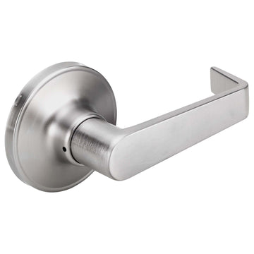 Image Of Door Lever Inactive / Dummy Function Atlas Collection - Satin Chrome Finish - Harney Hardware