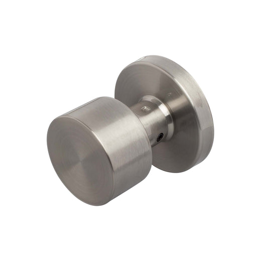 Image Of Door Knob Inactive / Dummy Function Contemporary Style Brooklyn Collection - Satin Nickel Finish - Harney Hardware