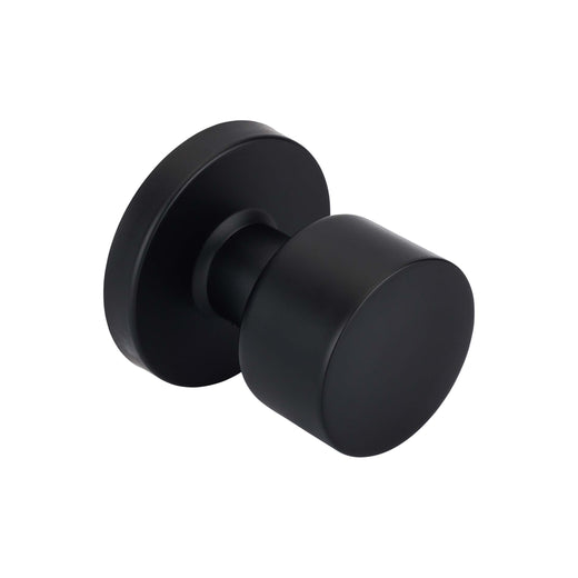 Image Of Door Knob Inactive / Dummy Function Contemporary Style Brooklyn Collection - Matte Black Finish - Harney Hardware