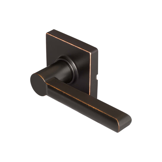 Image Of Door Lever Inactive / Dummy Function Contemporary Style Harper Collection - Venetian Bronze Finish - Harney Hardware