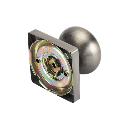 Image Of Door Knob Inactive / Dummy Function Contemporary Style Kendall Collection - Satin Nickel Finish - Harney Hardware